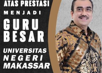 Rektor UNM Resmi Kukuhkan Harris Arthur Hedar Sebagai Ketua Umum IKB PPSP UP