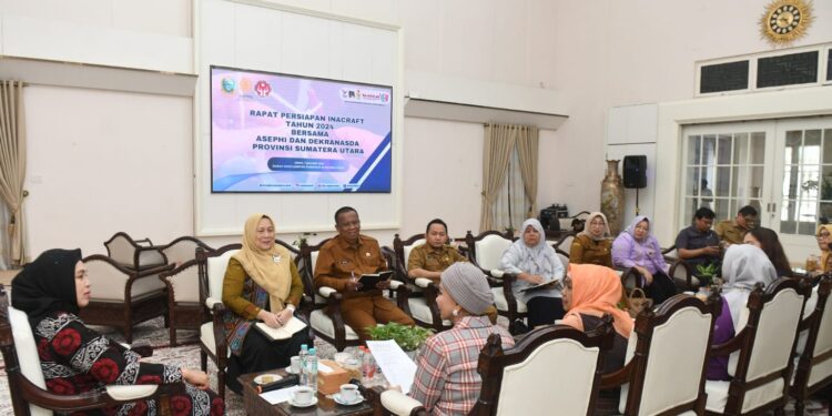 Selain Produk Kerajinan Pj Ketua Dekranasda Inginkan Potensi Sumut Lainnya Dipamerkan di Inacraft