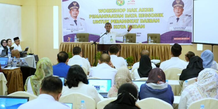 Buka Workshop Hak Akses Pemanfaatan Data Regsosek, Sekda Berpesan Agar Hati-Hati Dalam Menggunakan Data