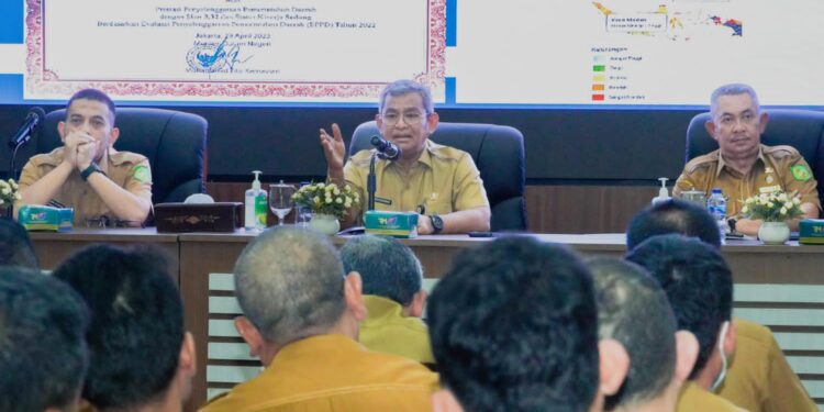 Dibutuhkan Kolaborasi Seluruh Perangkat Daerah Selesaikan Penyusunan LKPJ Pemko Medan 2023 dengan Baik