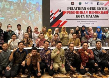 30 Orang Guru di Kota Malang Ikuti Pelatihan Guru untuk Pendidikan Demokrasi