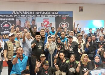 Rapimnas KAI: 110 Organisasi Ekonomi Rakyat UMKM Die Hard Prabowo Gibran Menang Satu Putaran