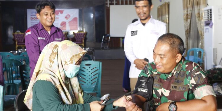 Semarakkan HUT Ke-7, SMSI Pohuwato Gelar Donor Darah