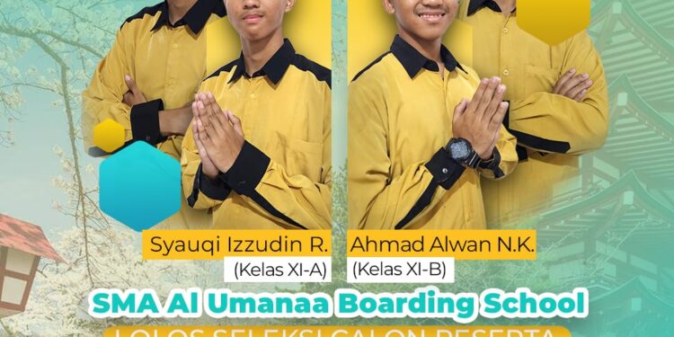 Dua siswa SMA Al Umanaa Boarding School lolos program  pertukaran pelajar ke Jepang tahun 2024