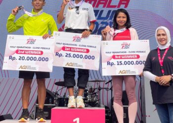 Atlet PORBIN Sukses Sabet Juara Pertama Kemala Run 2024