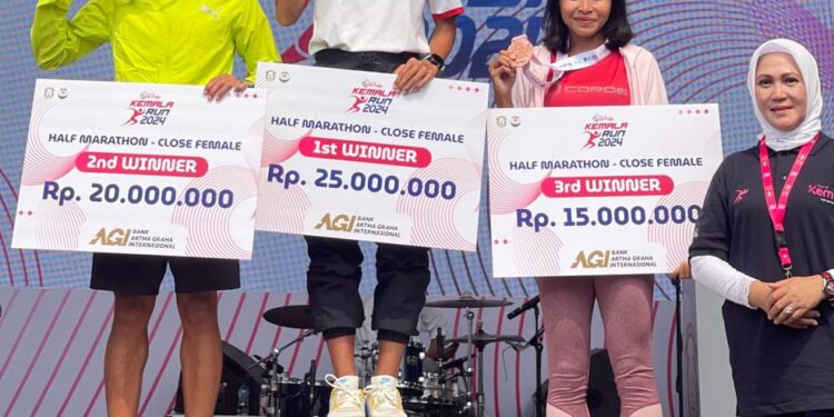 Atlet PORBIN Sukses Sabet Juara Pertama Kemala Run 2024