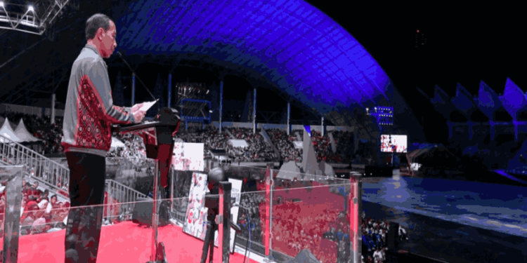 Presiden Jokowi Resmikan Pembukaan PON XXI Tahun 2024 di Aceh