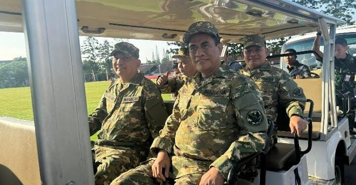 Mentan Amran, Menhan Safrie, Penasihat Khusus Presiden RI Dudung Kompak dalam Acara Pembekalan Khusus Para Menteri