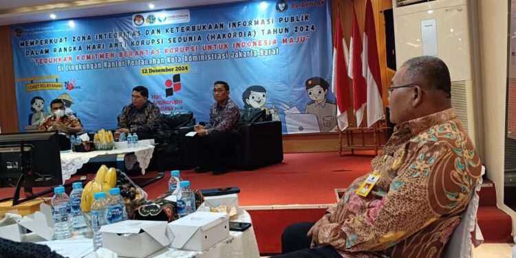 Ketua KI DKI Jakarta Jadi Narasumber Peringatan Hari Antikorupsi Sedunia di Kantah Jakbar, Ini Pesannya