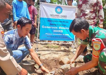Pembangunan MCK Komunal dan RTLH di Kampung Saung Bojong Dimulai