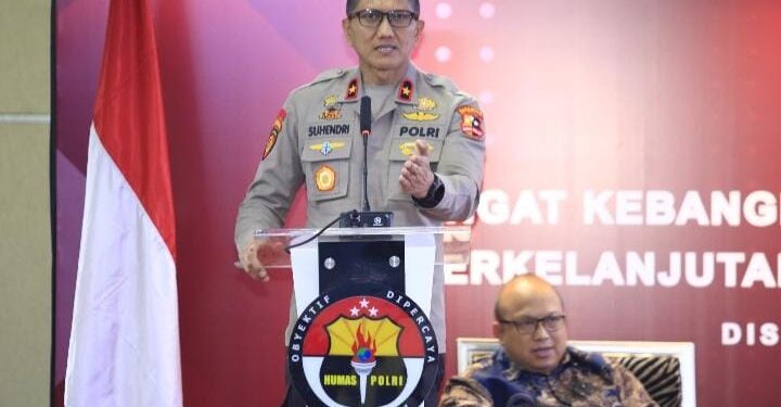 Dirpamobvit Korsabhara Baharkam Polri Menjadi Narasumber Pada Dialog Publik Penguatan Internal Polri