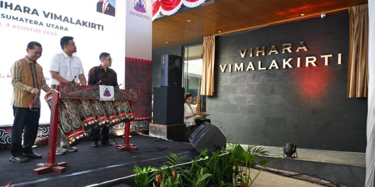 Gubernur Sumut Bobby Nasution Resmikan Vihara Vimalakirti Medan, Harapkan Jadi Tempat Penyejuk Bagi Umat Buddha