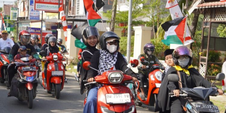 UBN Serukan Boikot Israel di Indonesia Peace Convoy Sinjai–Bulukumba