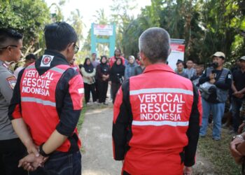 Tuntas dalam 5 Hari, Jembatan Gantung Tampang Muda Kini Kembali Bisa Dilintasi