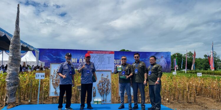 Panen Raya Kedelai STII Presiden RI bersama Menteri Pertahanan berlangsung di Lampung