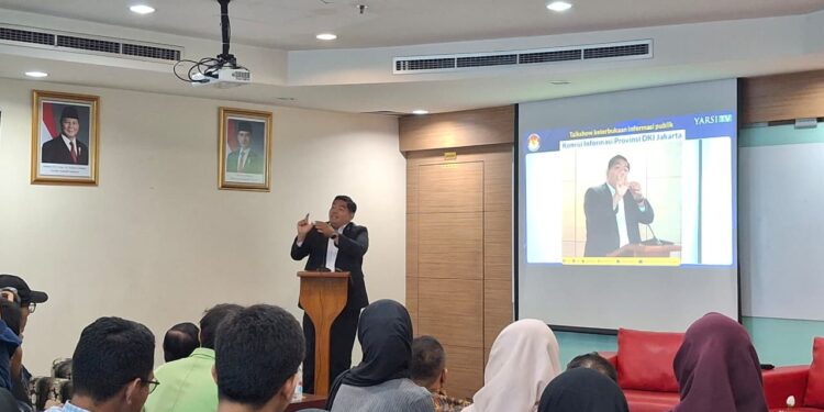 KI DKI Jakarta Gelar Talkshow Keterbukaan Informasi Publik di Universitas YARSI