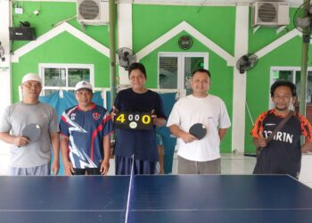 DKM Al Ikhlas VGH 46 Babelan Bekasi Gelar Pertandingan Tenis Meja Antar Jamaah