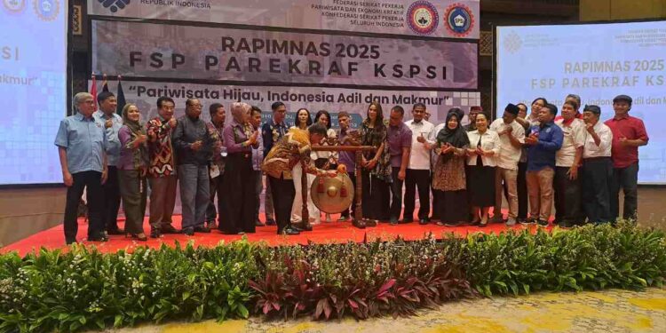 Rapimnas Parekraf KSPSI 2025 Dibuka, Angkat Tema Pariwisata Hijau Indonesia