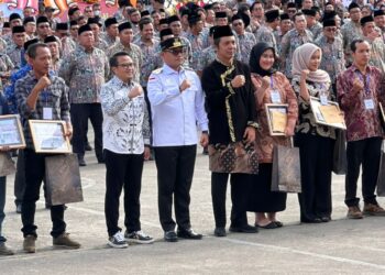 Kukar dan Bontang Terbaik di Kaltim Wagub Pimpin Hari Bakti PU