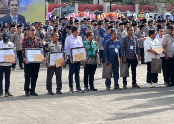 Kukar dan Bontang Terbaik di Kaltim Wagub Pimpin Hari Bakti PU