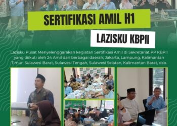 Persiapan Pembentukan LAZISKU Cabang Lampung, Perwakilan KB PII Ikuti Sertifikasi Amil Kualifikasi 3