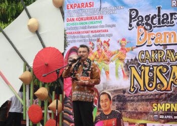 Wawali Bekasi Apresiasi Kreativitas Siswa dalam Drama Kolosal Budaya