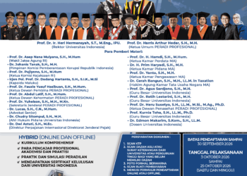 Universitas Indonesia dan PERADI Profesional Buka Pendaftaran PKPA Angkatan I 2026, Hadirkan Pengajar dari MA, Kejaksaan hingga KPK