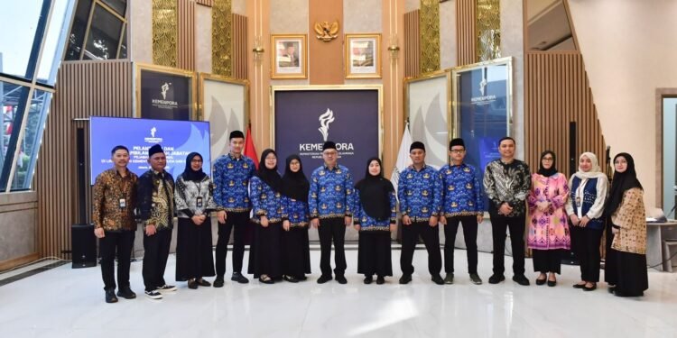 Enam Pejabat Fungsional Dilantik, Kemenpora Perkuat Tata Kelola Organisasi
