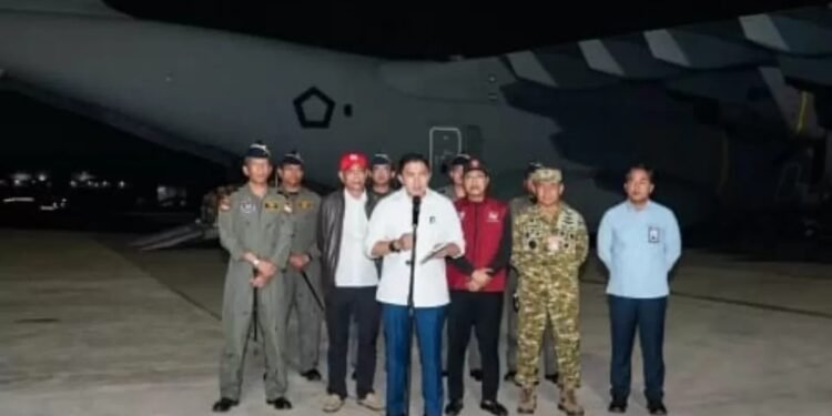 Tanggap Cepat Pemerintah untuk NTT, Letkol Teddy Indra Wijaya Dukung Percepatan Distribusi Bantuan Bencana