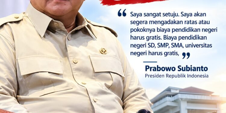 Guru Besar Yuddy Chrisnandi Dukung Langkah Prabowo Gratiskan Pendidikan Negeri