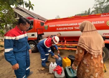 Pertamina EP Tanjung Field Salurkan Fasilitasi 1,15 Juta Liter Air Bersih untuk Warga Tabalong