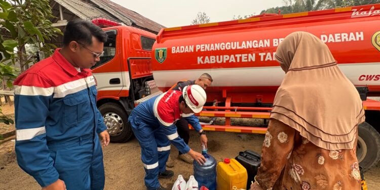 Pertamina EP Tanjung Field Salurkan Fasilitasi 1,15 Juta Liter Air Bersih untuk Warga Tabalong